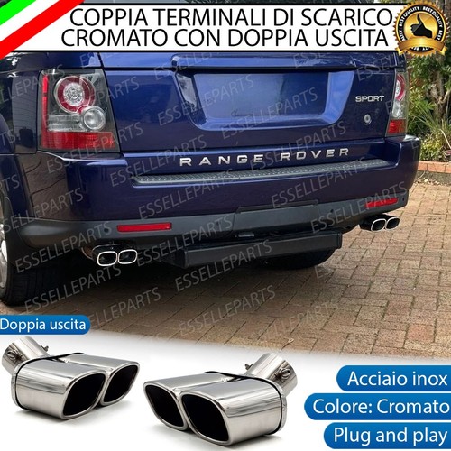 Coppia terminali scarico - di,