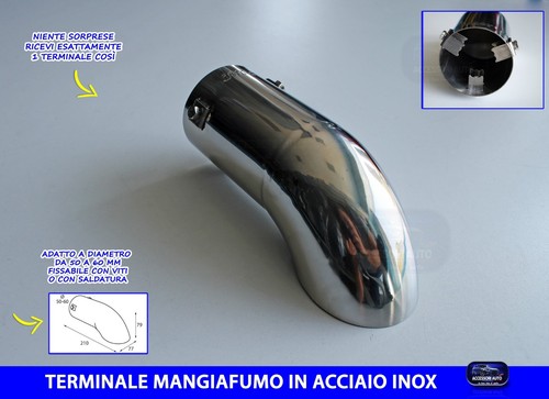 Terminale scarico auto - , inox