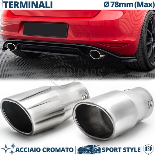 Terminali scarico ovali - 2,