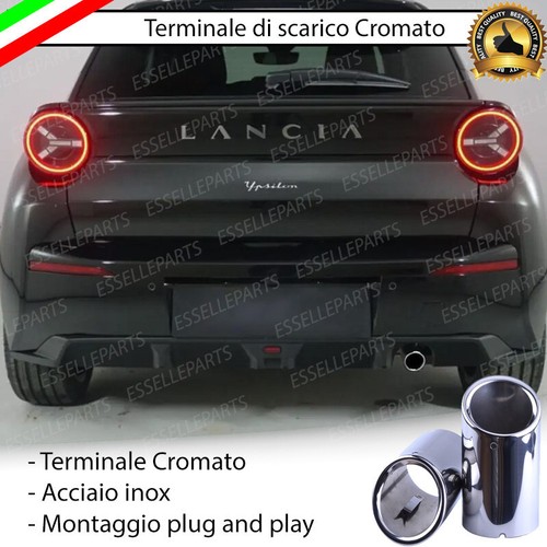 Terminale scarico cromato - terminale,