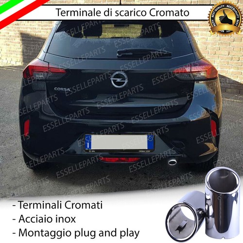 Terminale scarico cromato - terminale,