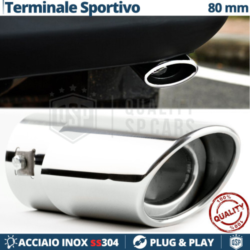 Terminale scarico ovale - terminale,