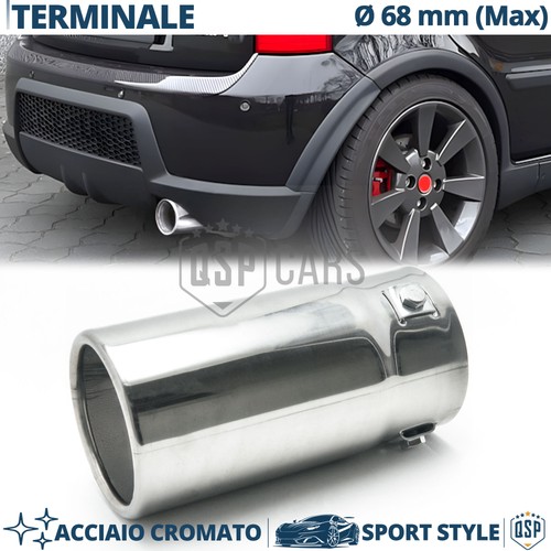 Terminale scarico tondo auto - scarico,