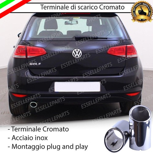 Terminale scarico cromato - scarico,