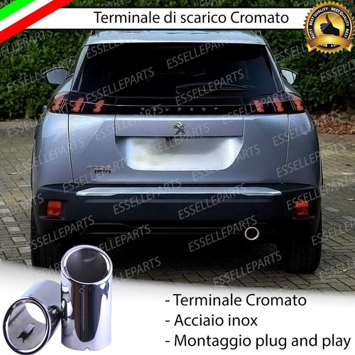 Terminale scarico cromato - terminale,