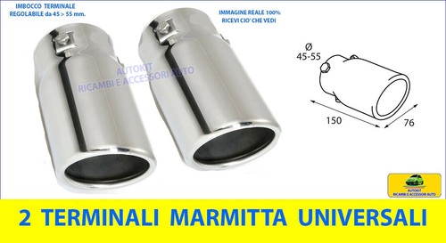 Coppia terminali di scarico - 2,