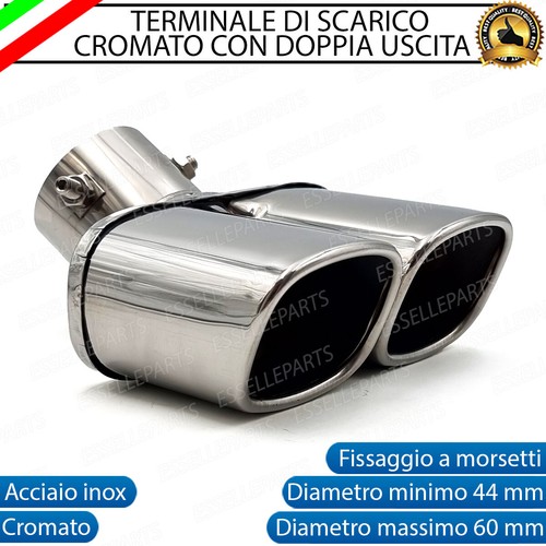 Terminale scarico doppio - terminale,